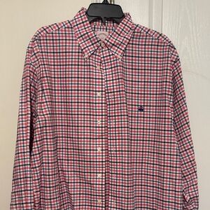 Brooks Brothers Red and Blue Plaid Shirt